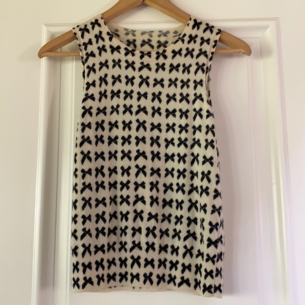 J. Crew Merino Wool Bow Shell